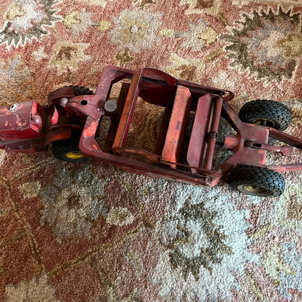 ‘50s Doepke Model Toys pressed steel Heiliner series Rossmoyne OH earthmover 30”